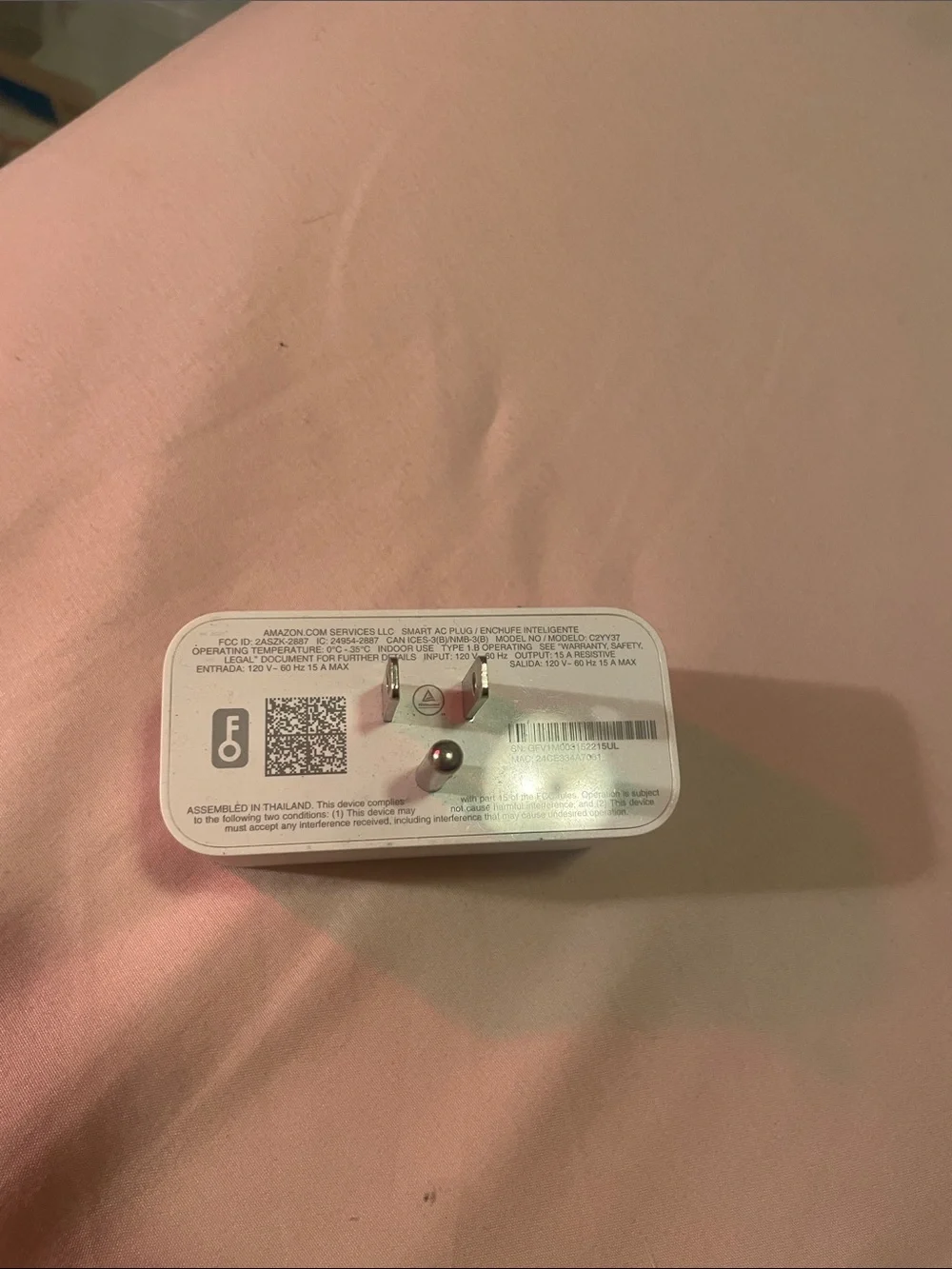 Amazon White USB Wall Charger Plug Adapter